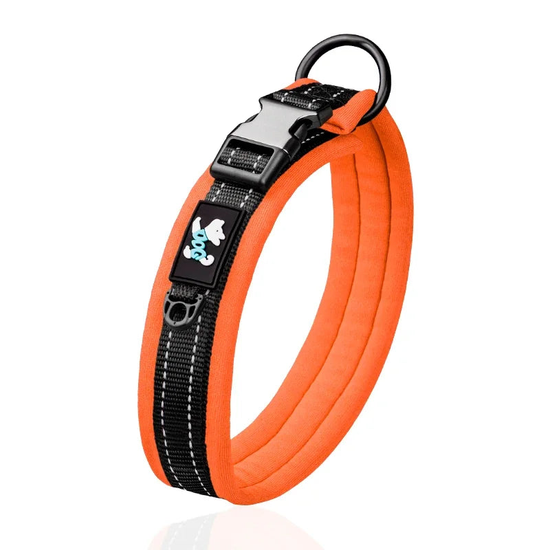Adjustable Mesh Padded Pet Dog Collar Custom - ProPawPet.com