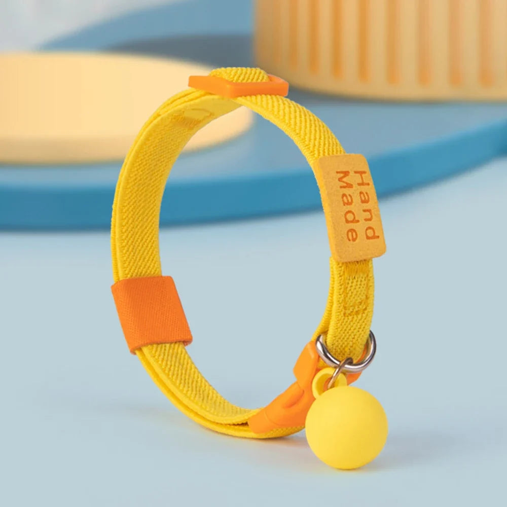 Cat Collar Elastic Webbing Puppy Necklace - ProPawPet.com