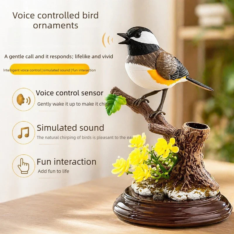 Sound Voice Control Electric Simulation Bird - ProPawPet.com