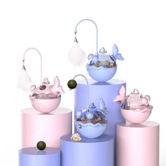 Tumbler Food-Dispensing Cat Toy - Anglerfish - ProPawPet.com