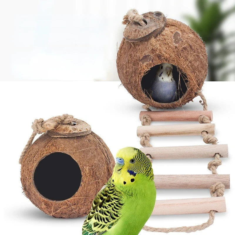 Winter Pet Bird Breeding Nest Coconut House - ProPawPet.com