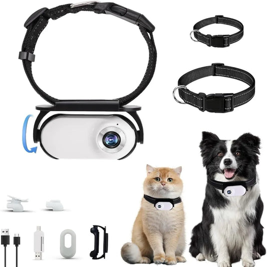 120 Deg Lens Pet Collar Camera Adjustable - ProPawPet.com