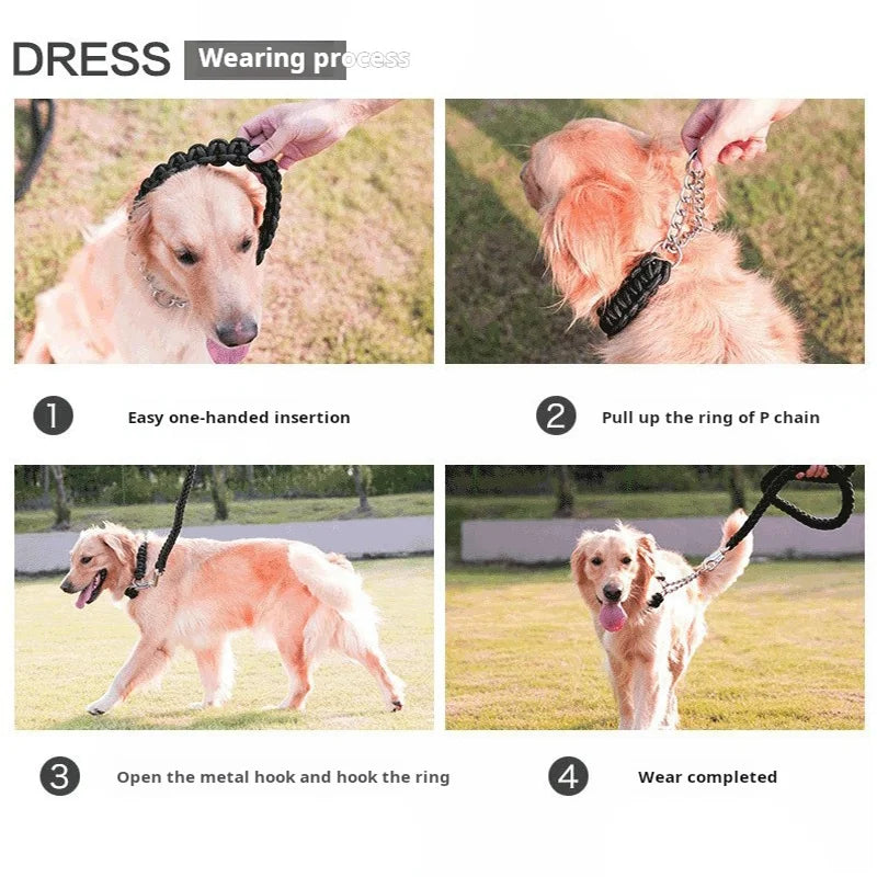 Comfort-Strong 5-Foot Braided Dog Leash: - ProPawPet.com
