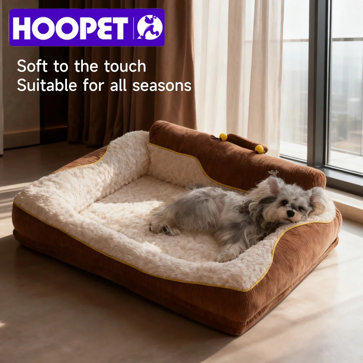 HOOPET 2025 New Large Dog Bed, Winter Warm - ProPawPet.com