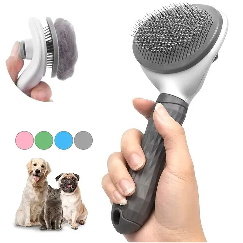New Pet Dog Brush Cat Comb Self Cleaning Pet - ProPawPet.com