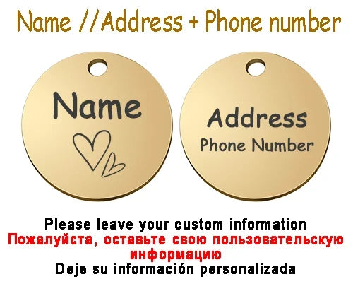 Personalized Pet Cat Dog Name Collar - ProPawPet.com