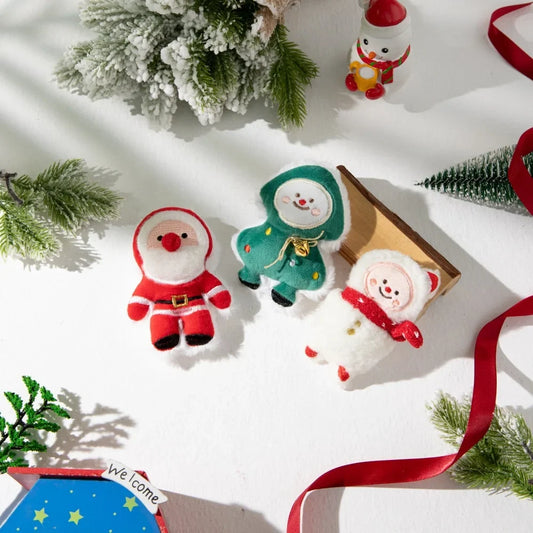 Pet Christmas Cat Toy Plush Doll with Catnip - ProPawPet.com