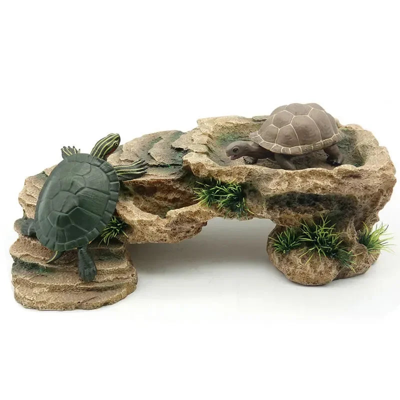 Turtle Platform Rectangular Aquarium Fish - ProPawPet.com