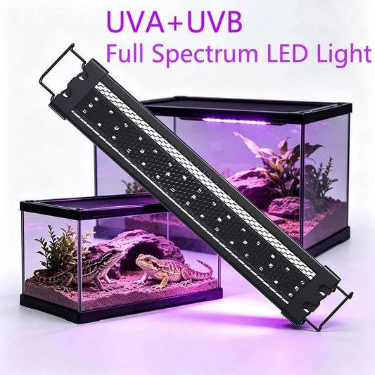 12W Reptile Light 5.0 10.0 UVA UVB LED Lamp - ProPawPet.com