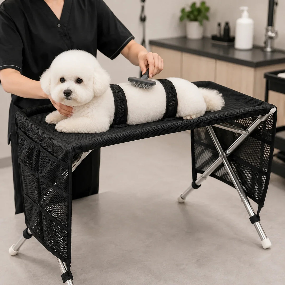 Upgraded Pet Grooming Stand Foldable Dog Cat - ProPawPet.com