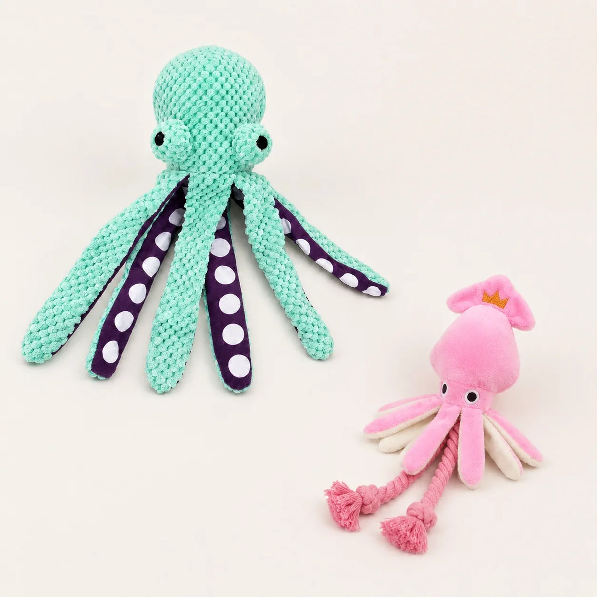 Dog Plush Octopus Plaything Interactive Sound Anti Demolition Home