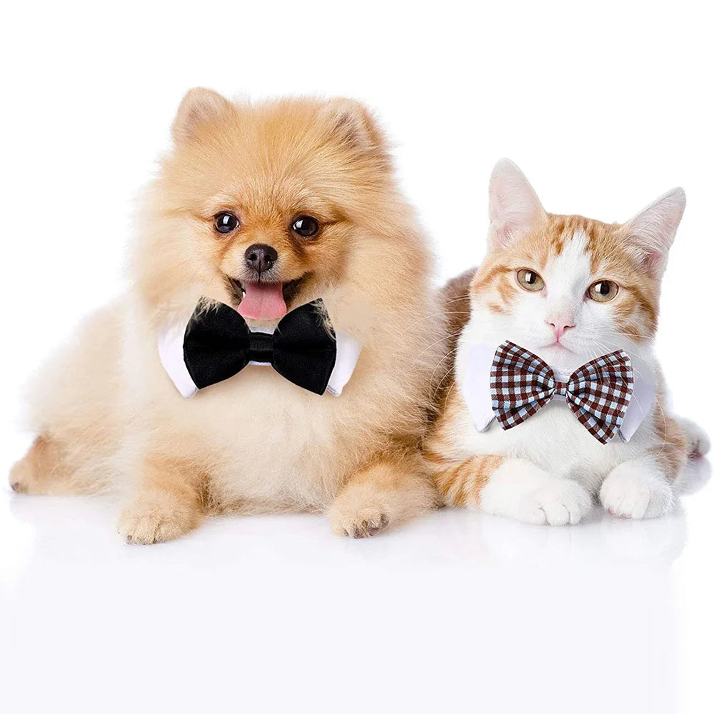 Adjustable Formal Pet Bowtie Collar Neck Tie - ProPawPet.com