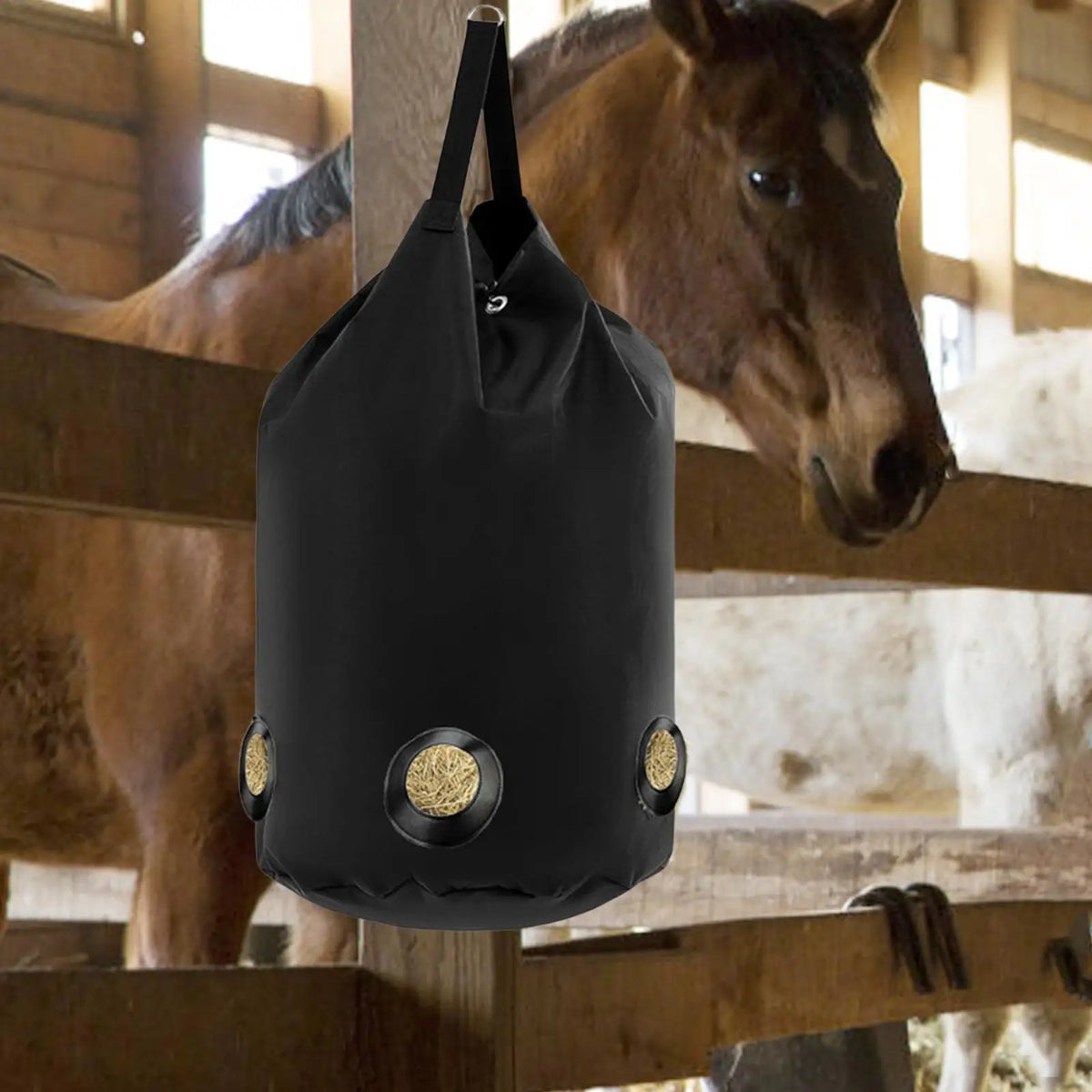Horse Hay Bag Hanging Pouch Feeding Supplies - ProPawPet.com