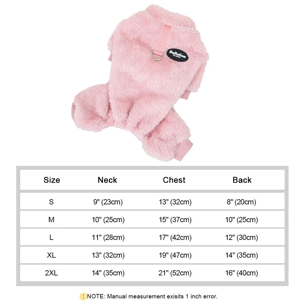 Soft Coral Fleece Pet Clothes Warm Dog Vest - ProPawPet.com