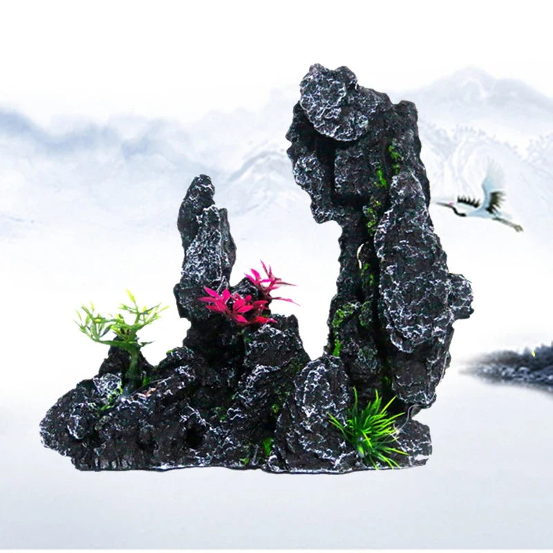 Resin Aquarium Rockery Mountain Decoration - ProPawPet.com