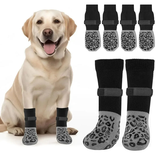 4-Pack Anti-Slip Dog Socks, Prevent Licking - ProPawPet.com