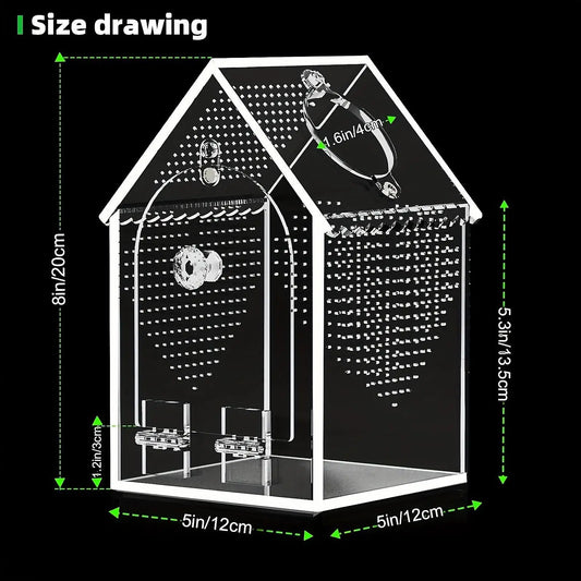 Reptile Habitat Cage Acrylic Breeding Box - ProPawPet.com