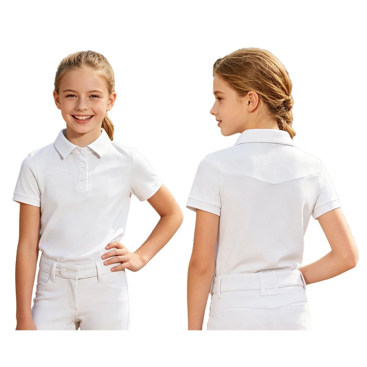 Girls Horse Riding Costume Top Turn Down - ProPawPet.com