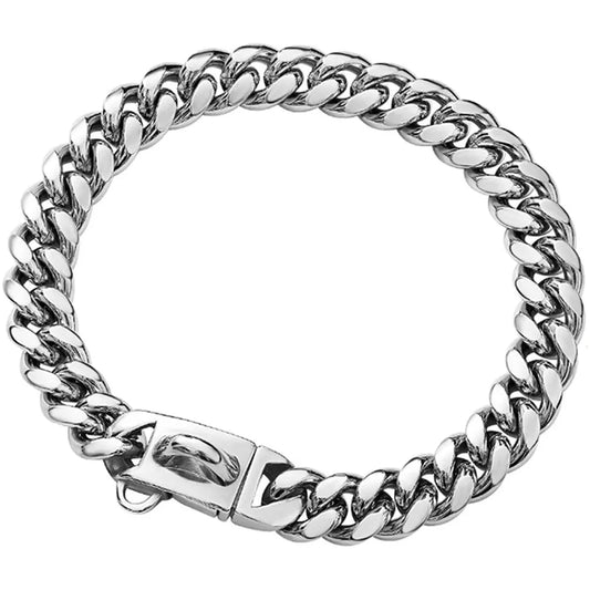 Dog Chain Collar Cuban Link Dog Collar 18K - ProPawPet.com