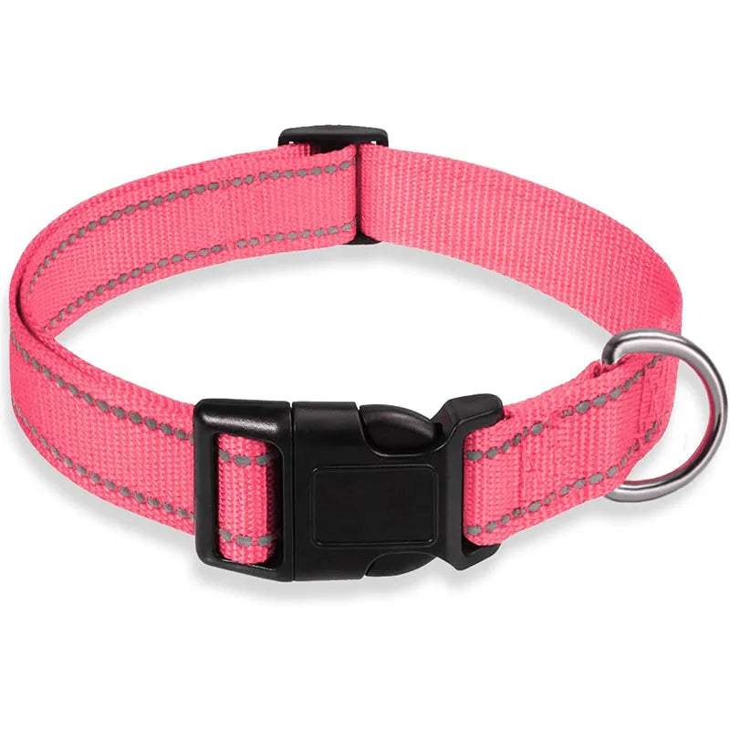 1PC Reflective Dog Collar with Buckle - ProPawPet.com