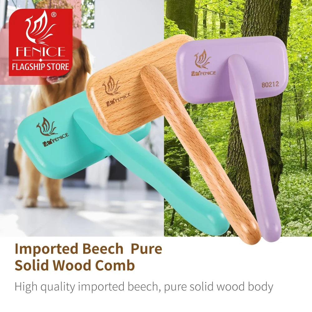 Fenice Pet Grooming Steel Shedding Long Comb - ProPawPet.com
