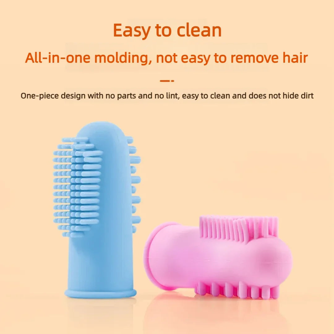Soft Pet Dog Finger Toothbrush Dog Brush Bad - ProPawPet.com
