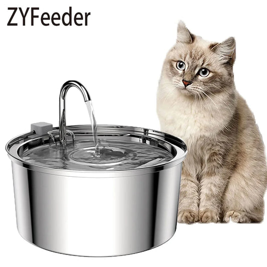 Stainless Steel Pet Water Feeder Cat - ProPawPet.com