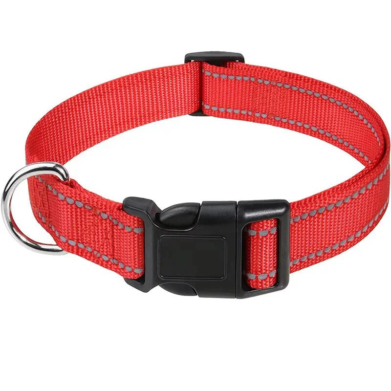 Reflective Pet Collar Adjustable Nylon - ProPawPet.com