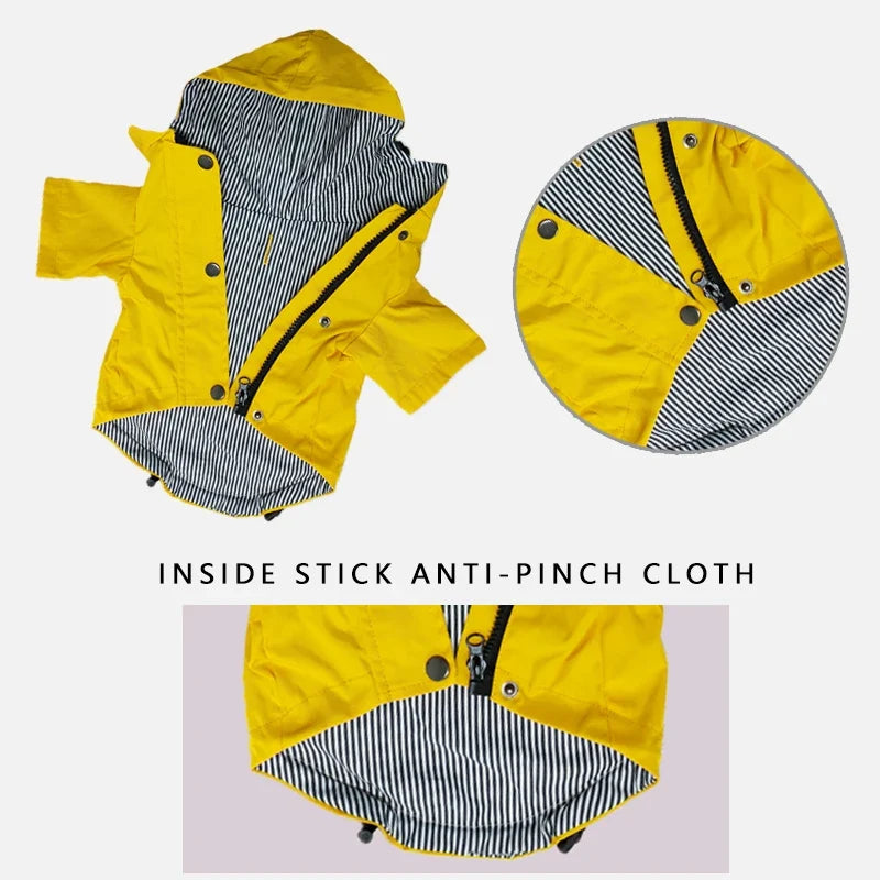 Large Dog Clothes Waterproof Dog Raincoat - ProPawPet.com