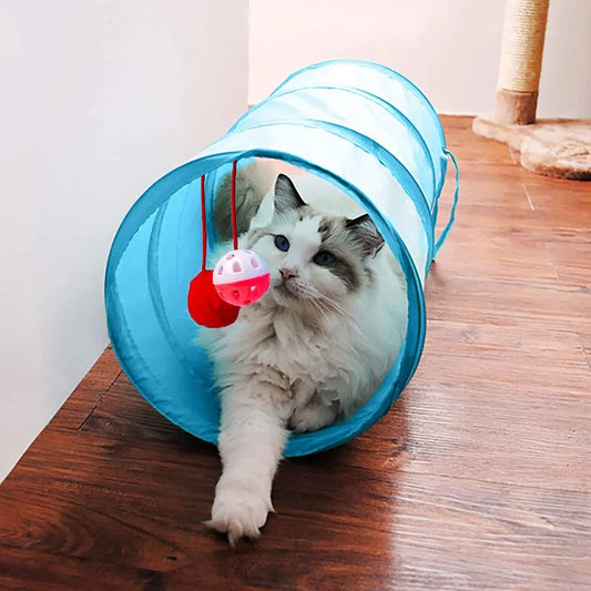 Toys for Cat Tunnel Tube Foldable Cube Cat - ProPawPet.com
