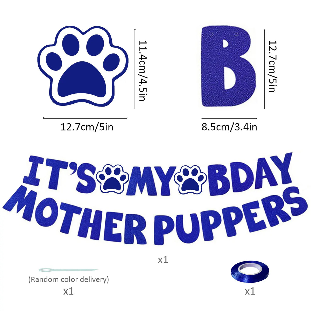 Dog Birthday Party Kit - Bandana, Hat, Bow - ProPawPet.com