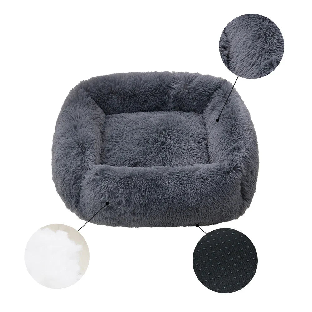 Pet Bed for Dog Plush Sofa Fluffy - ProPawPet.com