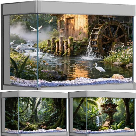 3D Fish Tank Decor Aquarium Background - ProPawPet.com