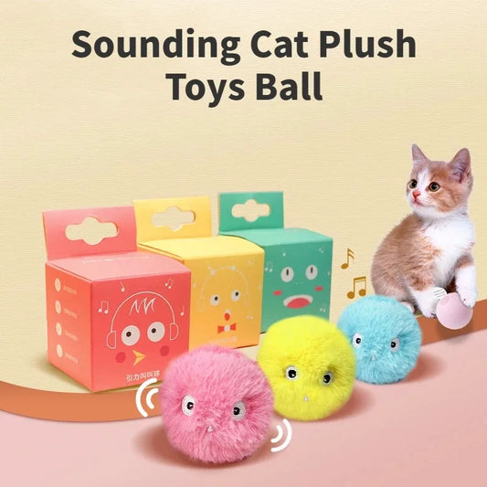 Soft Cat Toys Balls Sound Frogs Birds Chirping Crickets EVA