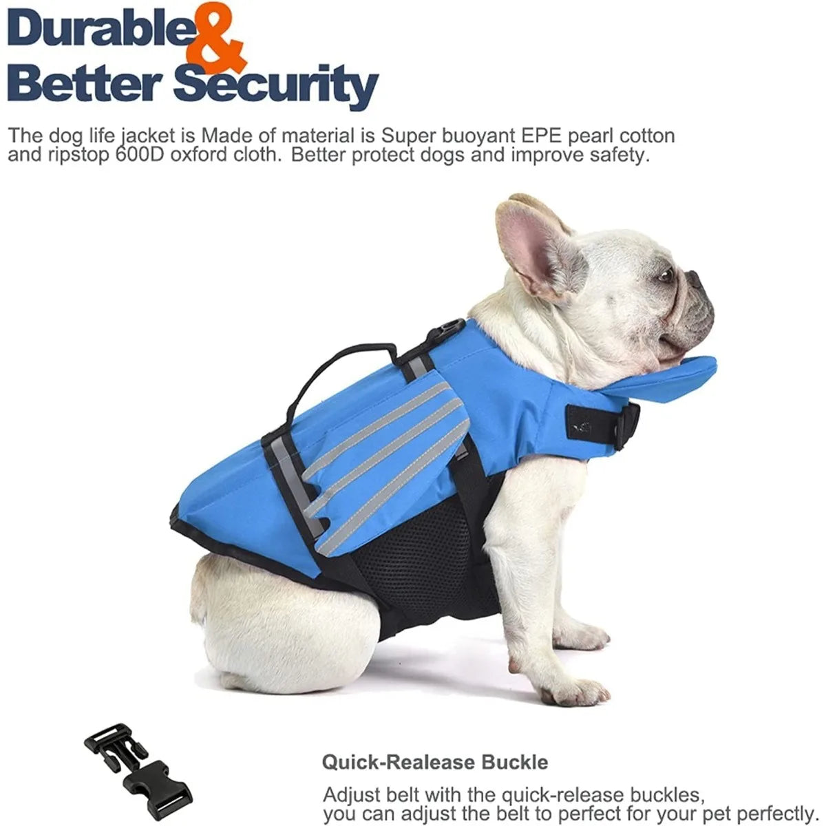 Dogs Life Jacket with Chin Float Oxford - ProPawPet.com