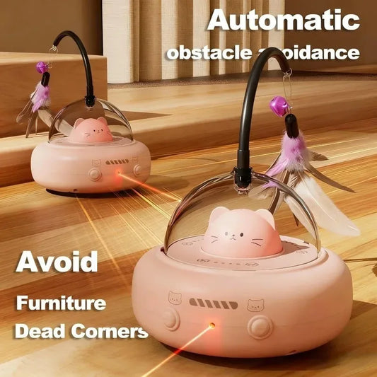 Electric UFO Cat Teaser Stick Replaceable - ProPawPet.com