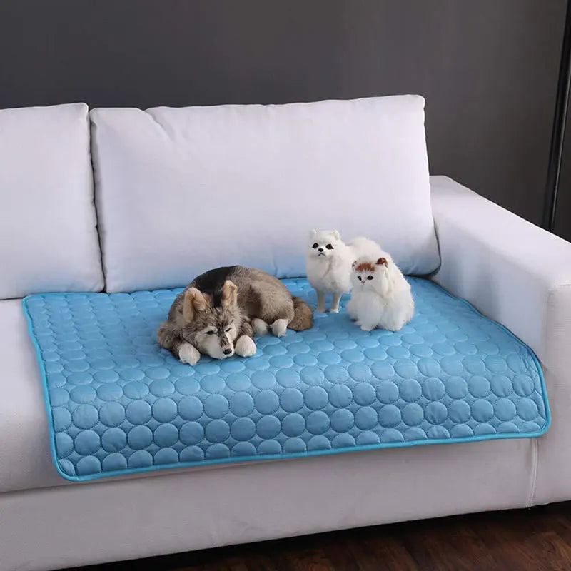 Summer Ice Silk Cool Pet Mat Thin Cat and - ProPawPet.com