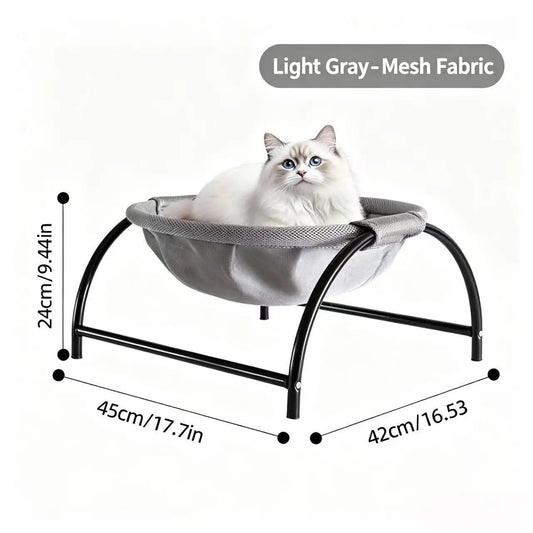 Elevated Cat Hammock Bed Breathable Mesh Pet - ProPawPet.com