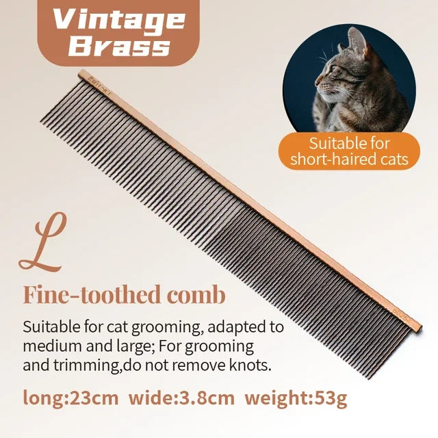 Fenice Pet Grooming Comb Cat Special Density Tooth – Cat Supplies