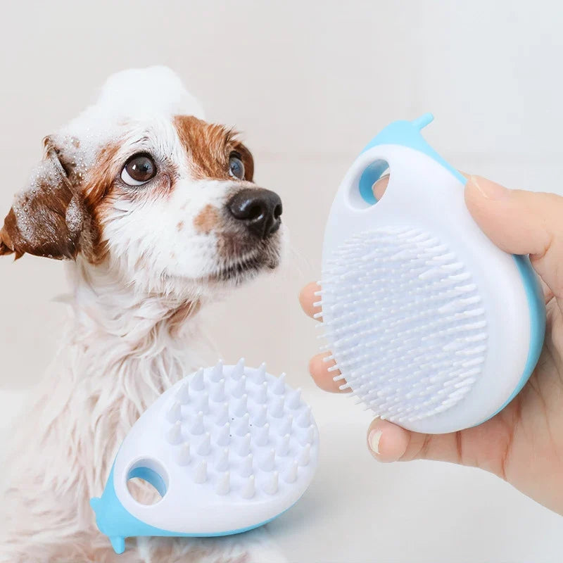 Pet Bathing Brush Soft Silicone Massager Gel - ProPawPet.com