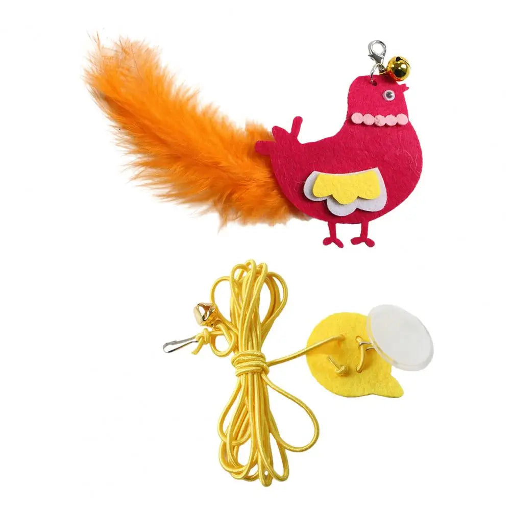 Self-play Cat Plaything Swinging with Elastic Rope – 5 Colors