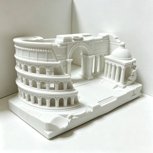 3D Print Roman Ruins Mini Scene Aquarium - ProPawPet.com