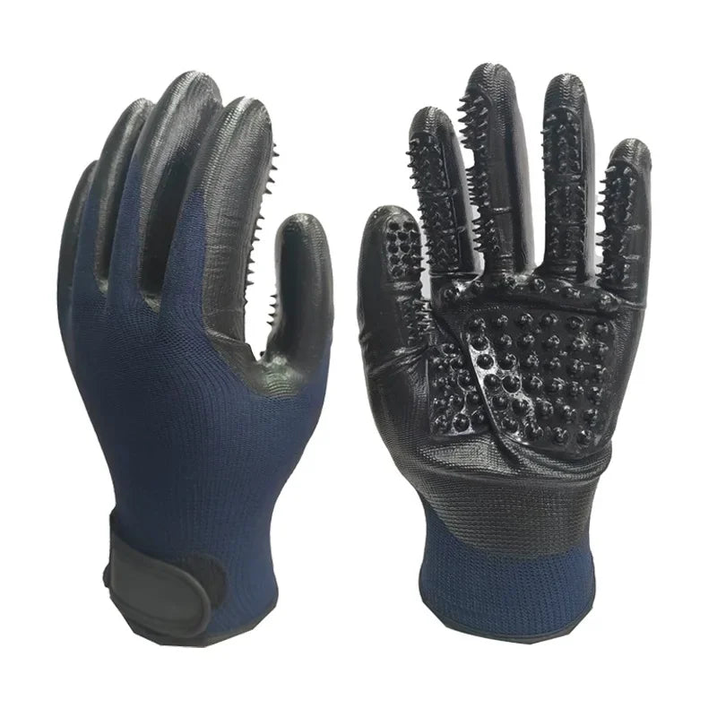 A Pair of Pet Bath Gloves Massage Clean Remove Floating Hair – 3 Colors