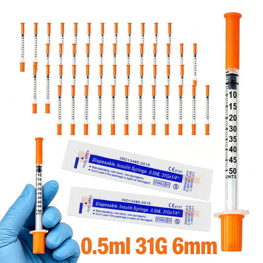 100PCS/box 0.5ml 31G 6mm New Spec Plastic - ProPawPet.com