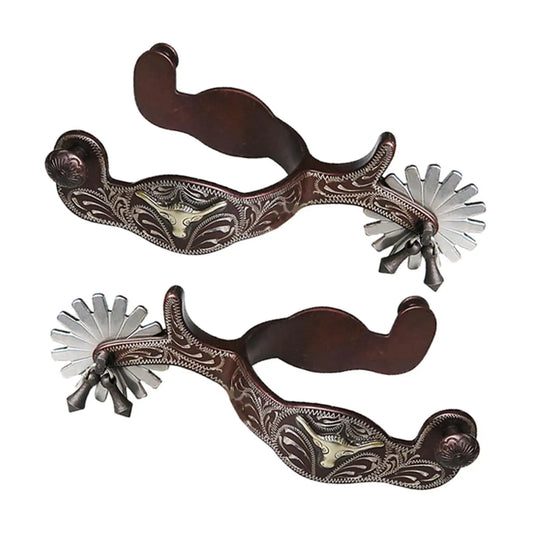 2x Horse Spurs Anti Rust Western Style Spur - ProPawPet.com