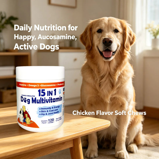15‑in‑1 Dog Multivitamin Powder 120 Scoops - ProPawPet.com
