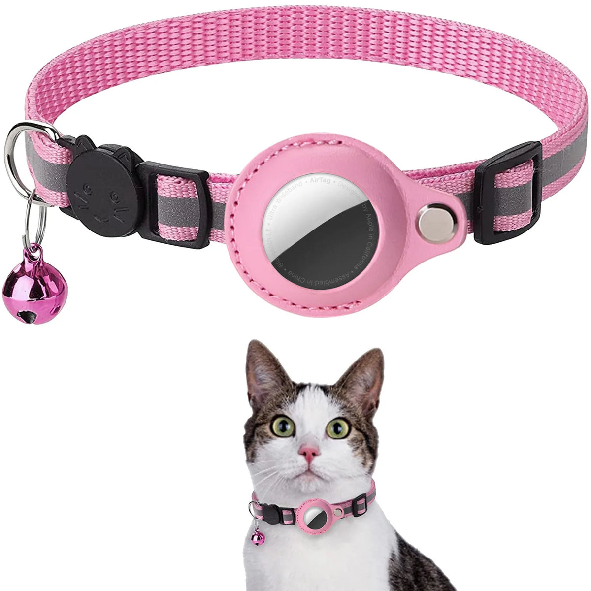 Cat Airtag Holder Collar – Cat Supplies