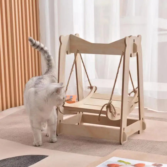 Solid Wood Hanging Cat Cage Hammock, - ProPawPet.com