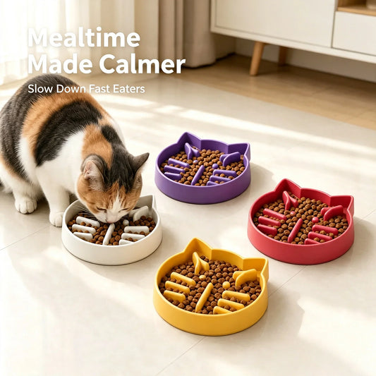 3D Printing Cat Slow Feeder Bowl Multiple - ProPawPet.com