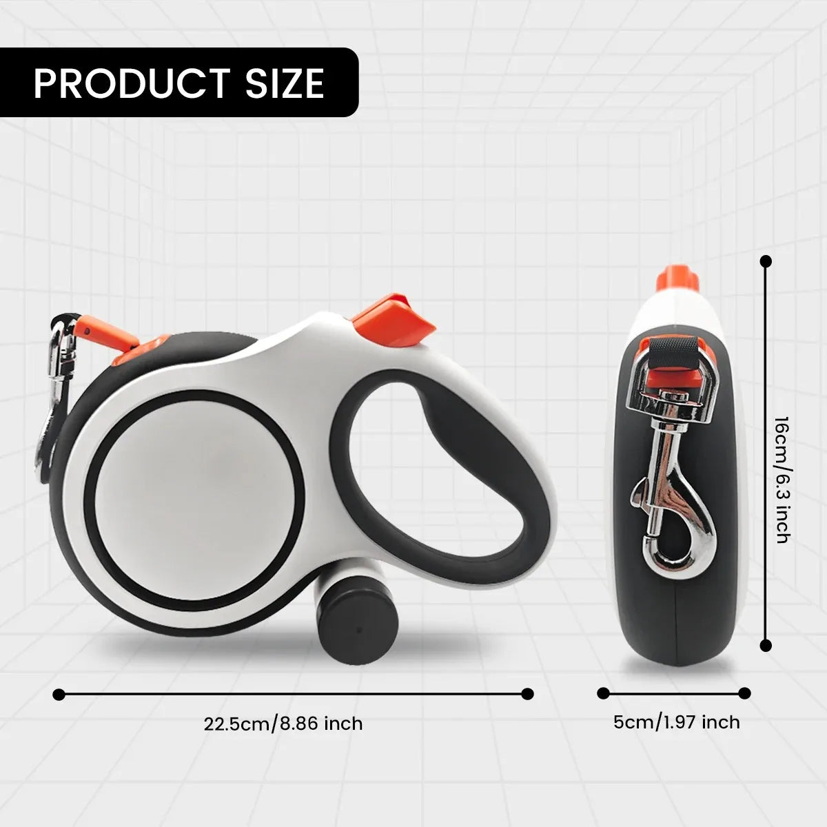 5m 8m 50kg Dog Leash Retractable Roulette - ProPawPet.com